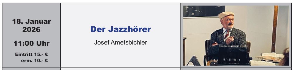 nächster Jazz- Abend in 2026