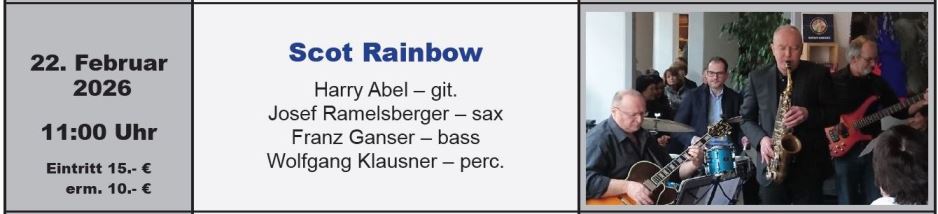 Jazz im Kino - Scott Rainbow